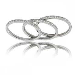 Coffret Trio de Bagues Strass Femme BALA