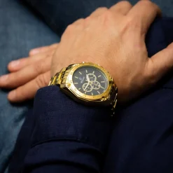 Eclatante Montre Homme en Métal CHTIME