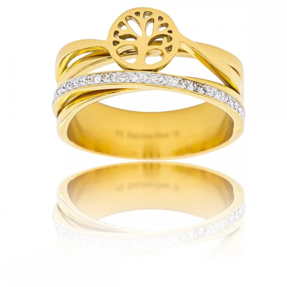 Elégante Bague Femme Strass DAPHNEE