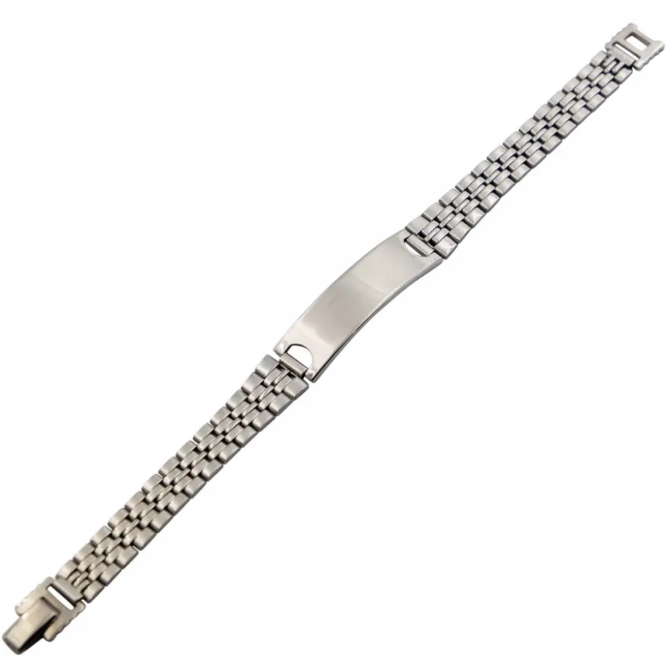 Gourmette Bracelet d'Homme en Acier