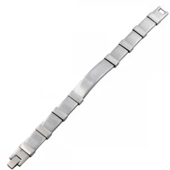 Gourmette Bracelet Homme Fashion Acier