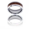 Joli Coffret Bague Anneau Homme Tungstène