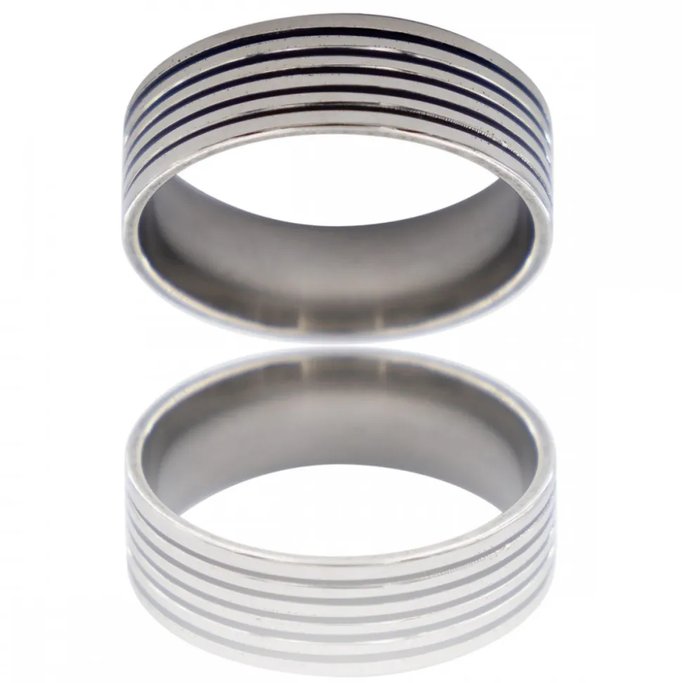 Jolie Bague Anneau Homme Acier CISCUS
