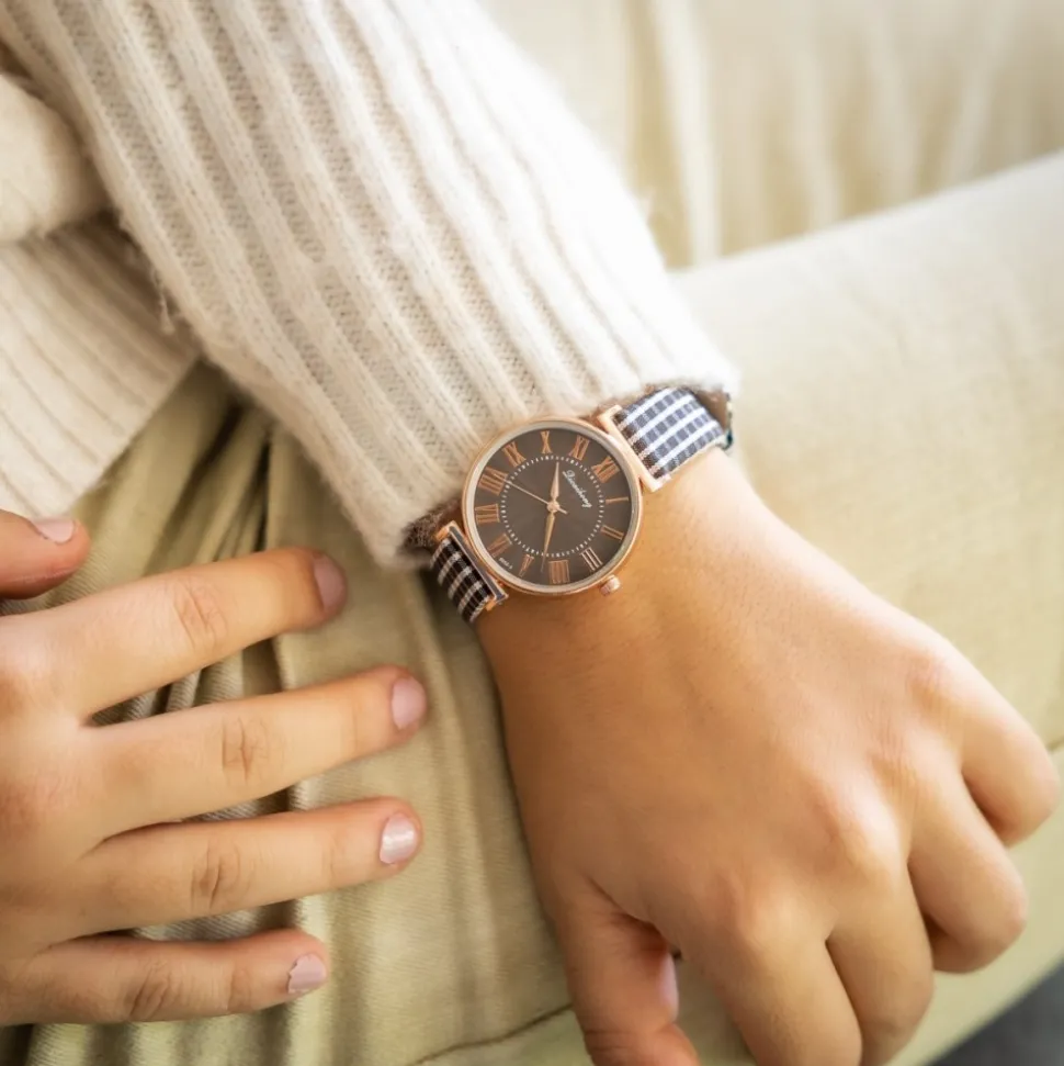 Jolie Montre de Femme Gris CHTIME