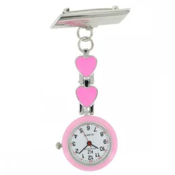 Jolie Montre Infirmière Coeur Métal Rose KRAZY