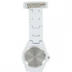 Jolie Montre Infirmière Métal Blanc KRAZY