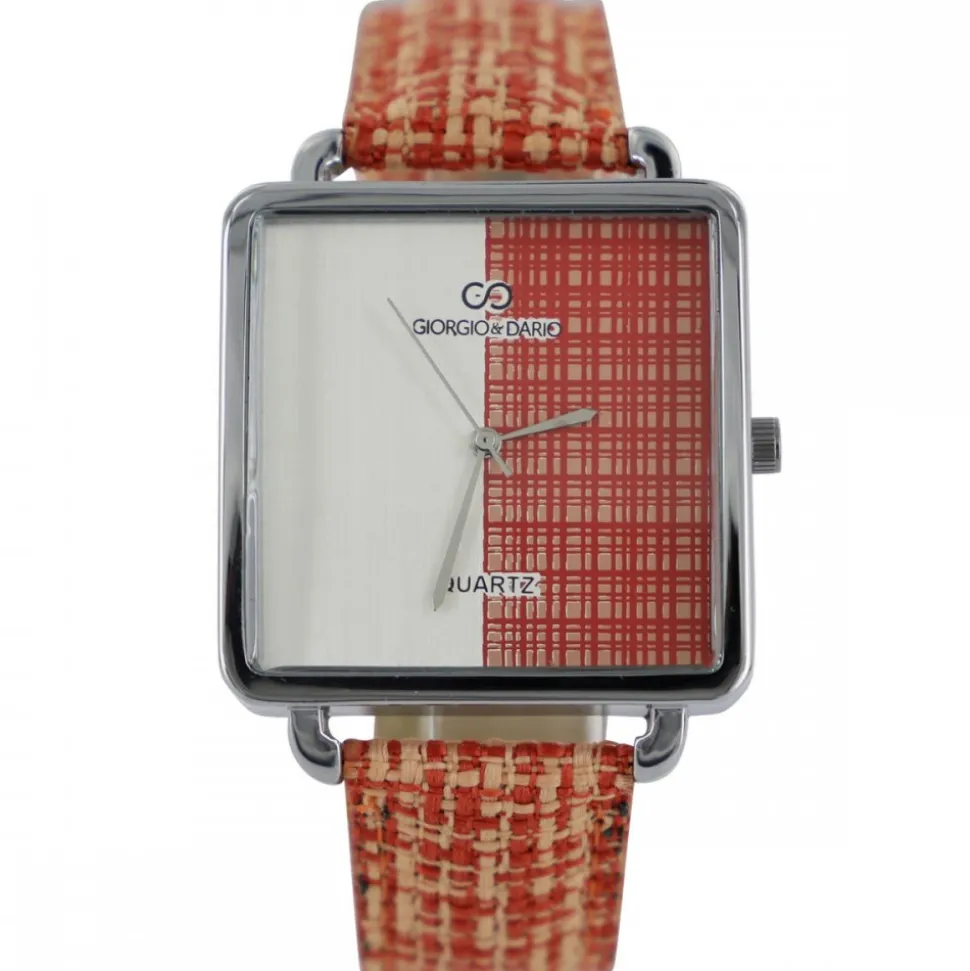 Jolie Montre pour Femme Orange GIORGIO