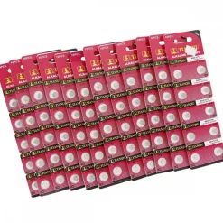 Lot de 200 piles bouton qualité supérieure AG4