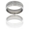 Magnifique Bague Anneau Homme en Acier