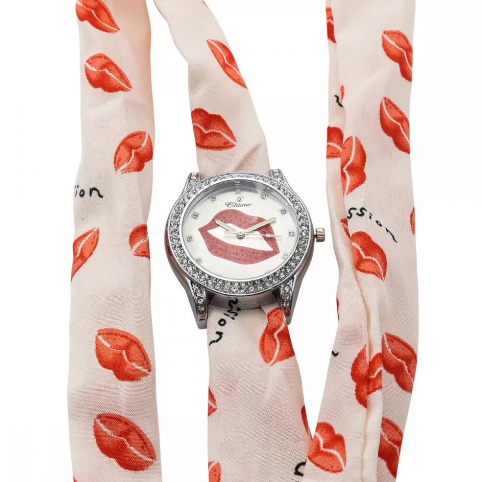 Magnifique Montre Femme Foulard CHTIME