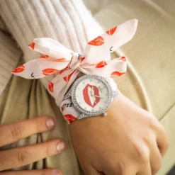 Magnifique Montre Femme Foulard CHTIME