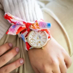 Magnifique Montre Femme Foulard CHTIME