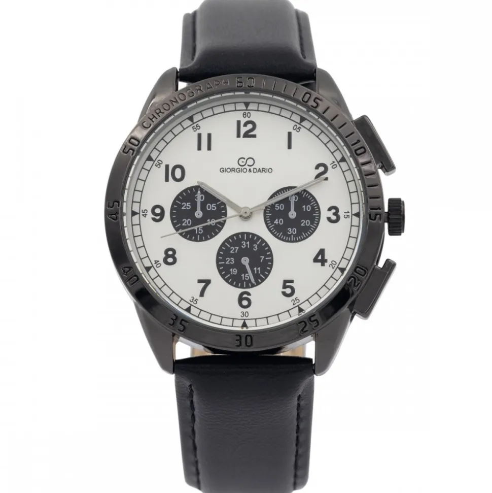 Magnifique Montre Homme Noir GIORGIO