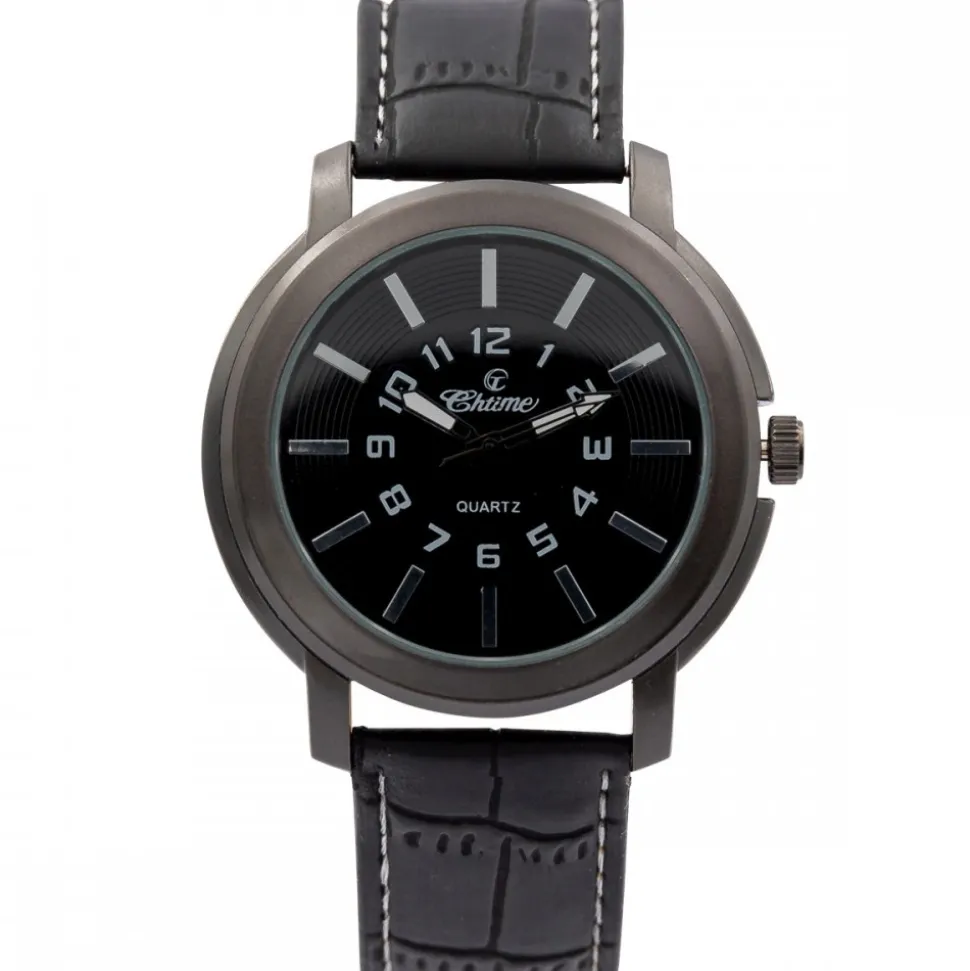 Magnifique Montre Homme Noir CHTIME