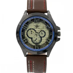 Montre d' Homme Marron Chrono M. JOHN