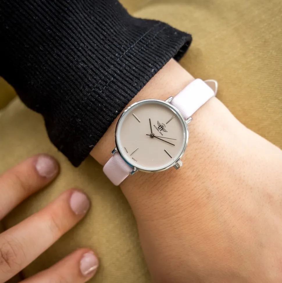 Montre de Femme Rose Pâle M. JOHN