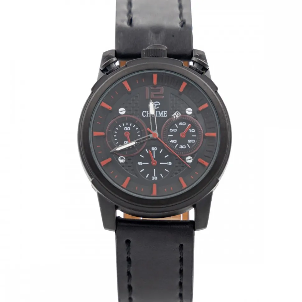 Montre Fashion Homme Noir CHTIME