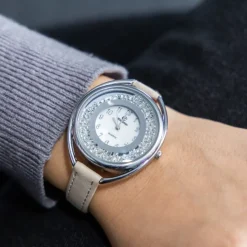 Montre Femme au Bracelet Crème CHTIME