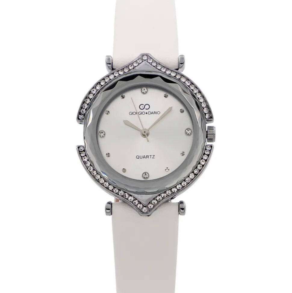 Montre Femme Blanc Strass GIORGIO