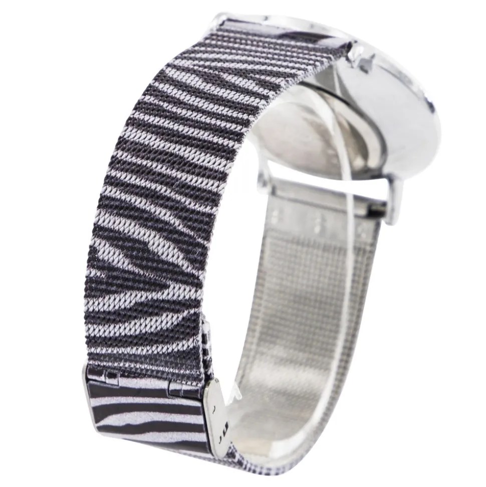 Montre Femme Bracelet Milanais Zébré GIORGIO