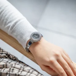 Montre Femme Bracelet Métal Strass GIORGIO