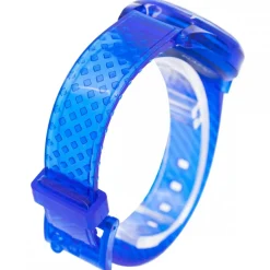 Montre Femme Bracelet Plastique Bleu CHTIME