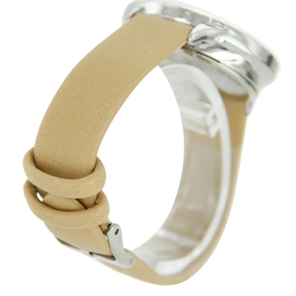 Montre Femme Caramel Relief Abeille Strass MICHAEL JOHN 632
