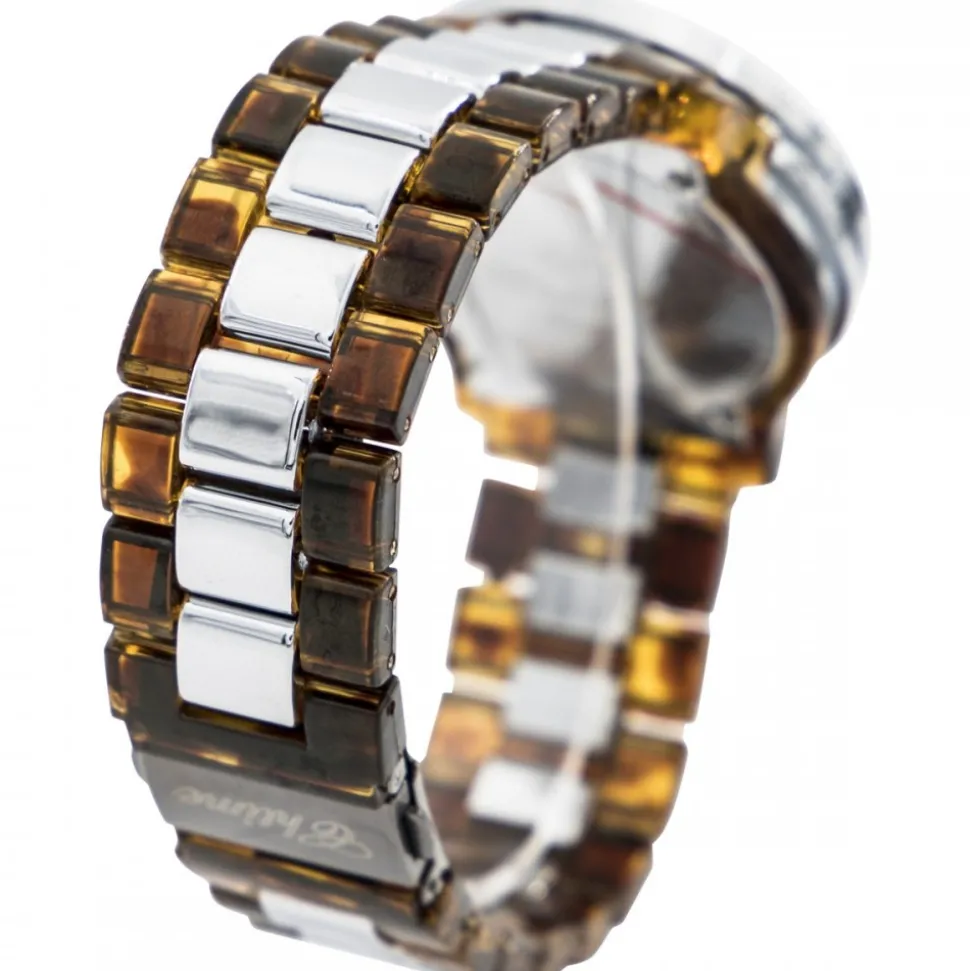 Montre Femme Ecailles Tortue Strass CHTIME