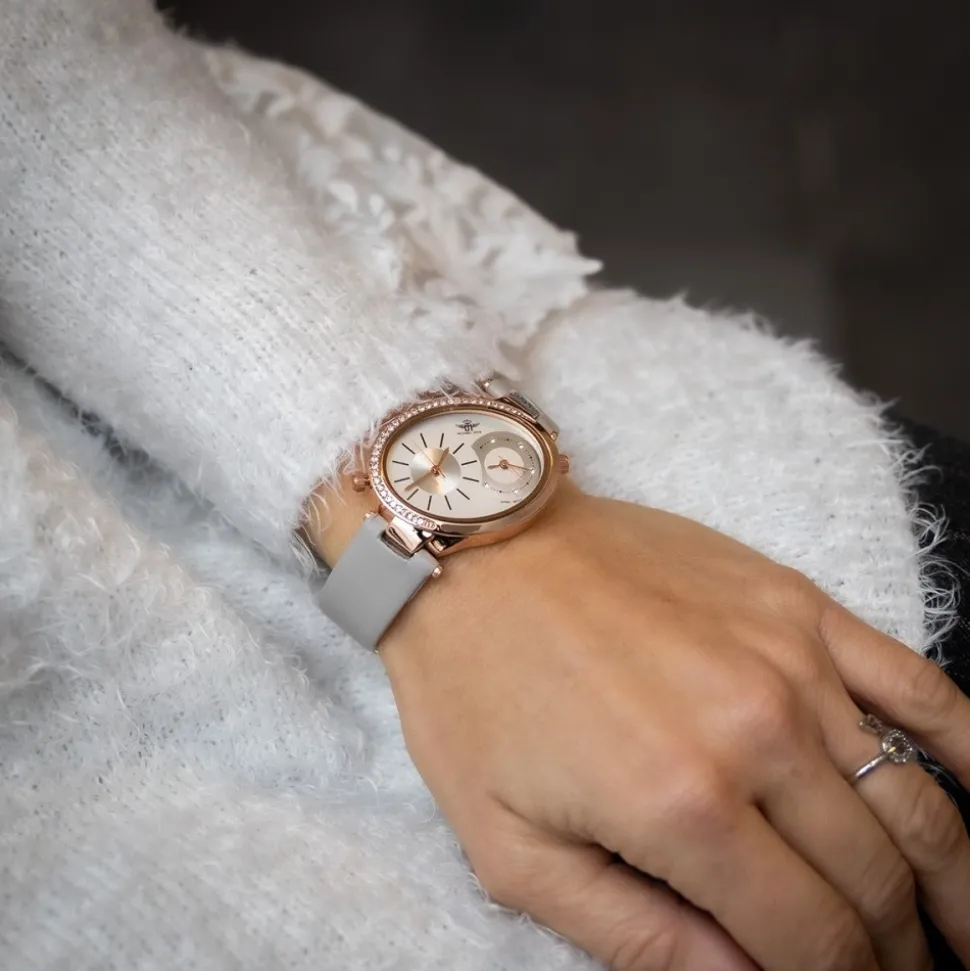 Montre Femme Gris M. JOHN