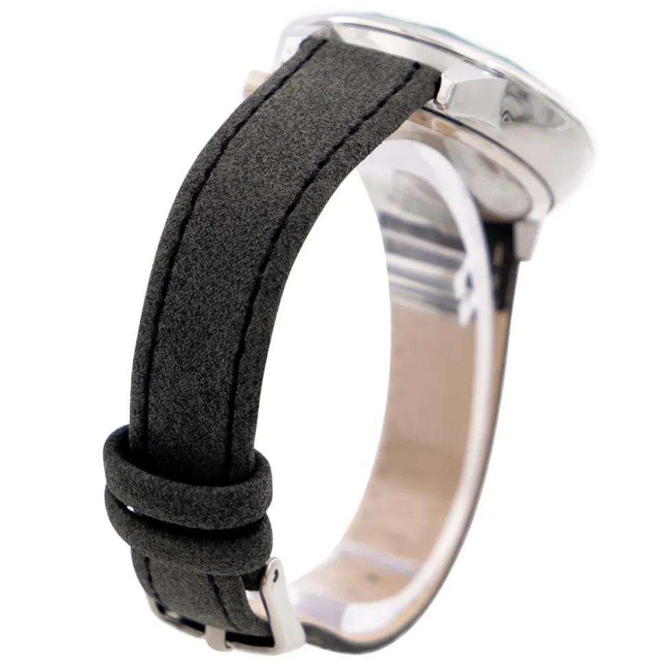 Montre Femme Gris Strass M. JOHN