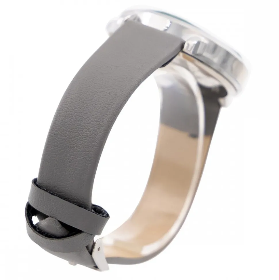 Montre Femme Gris Strass M. JOHN