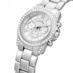 Montre Femme Louise Pearl ornée de Cristaux Swarovski® Argenté LP19