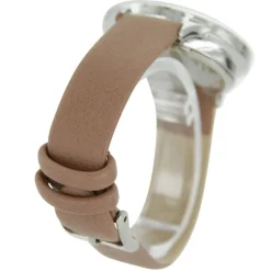 Montre Femme Marron Rosé Relief Fleur Strass MICHAEL JOHN 725