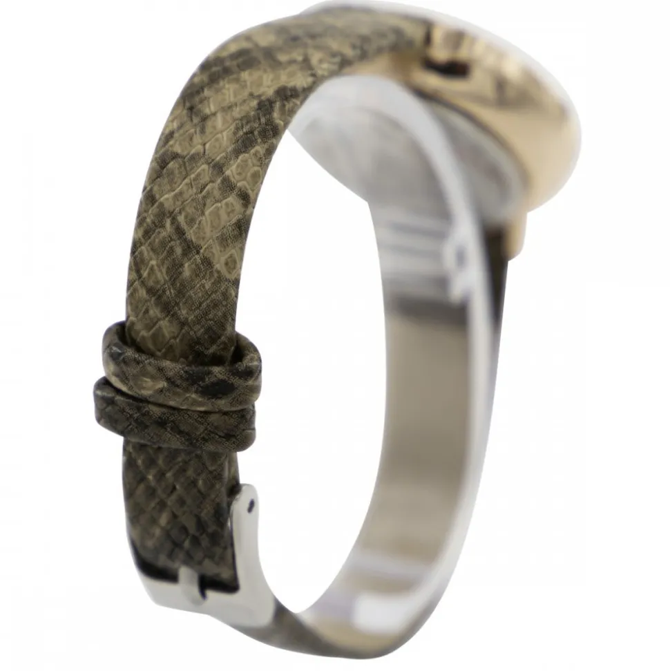 Montre Femme Marron Serpent M. JOHN