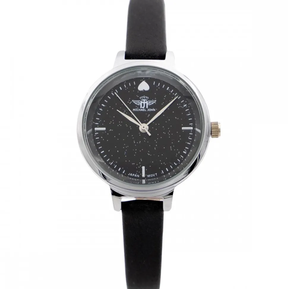 Montre Femme Noir Paillettes M. JOHN