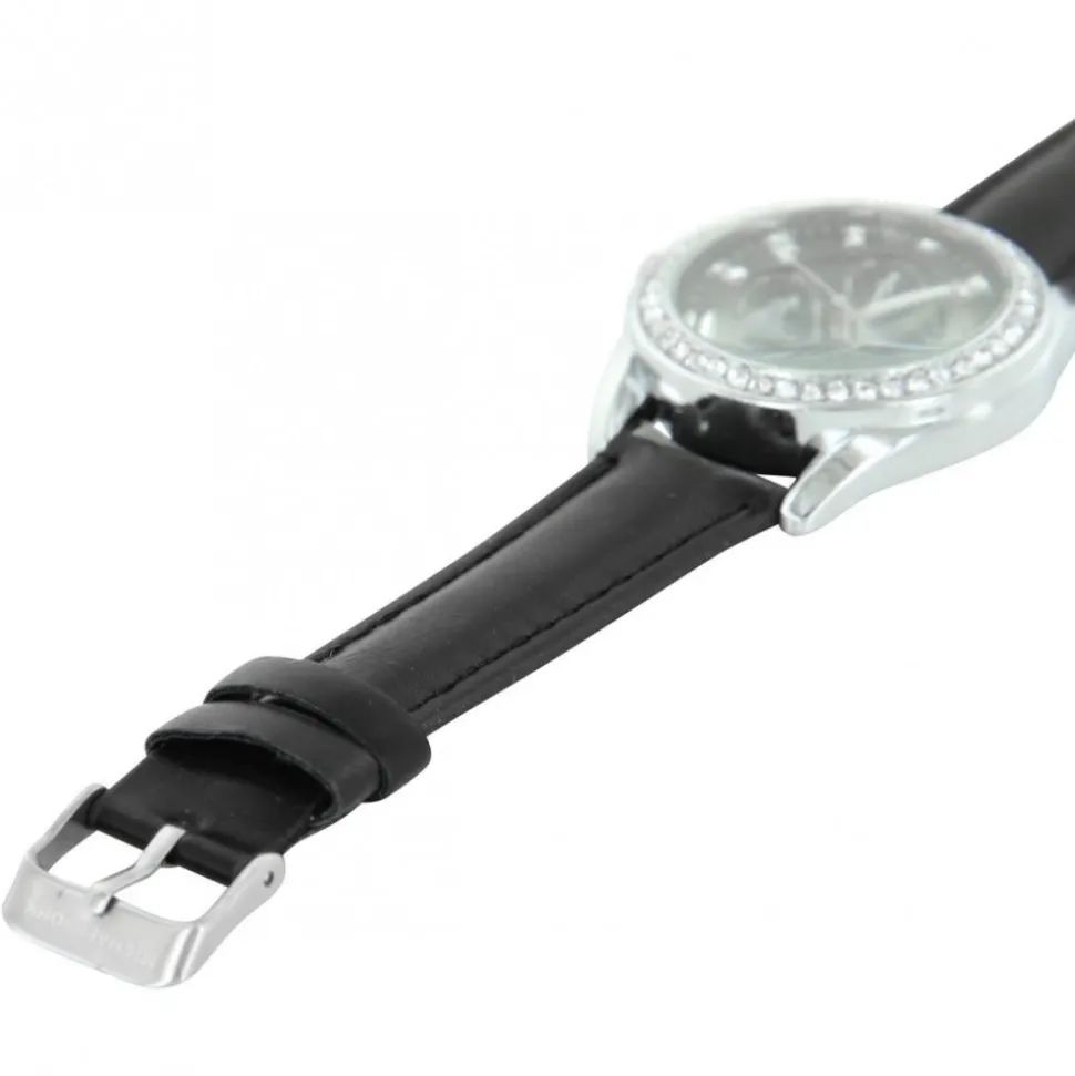Montre Femme Noir Strass M. John