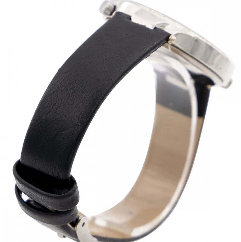 Montre Femme Noir Strass M. JOHN