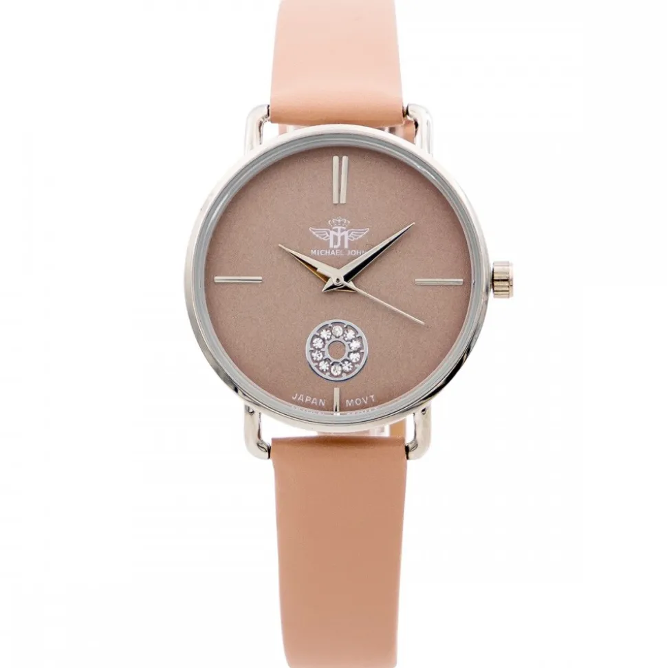 Montre Femme Rose Strass M. JOHN