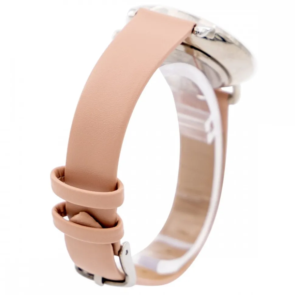 Montre Femme Rose Strass M. JOHN