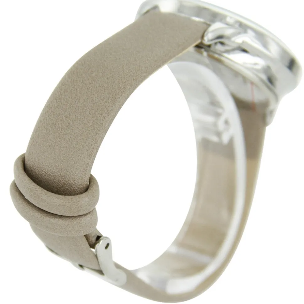 Montre Femme Taupe Relief Abeille Strass MICHAEL JOHN 637