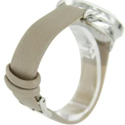 Montre Femme Taupe Relief Fleur Strass MICHAEL JOHN 741