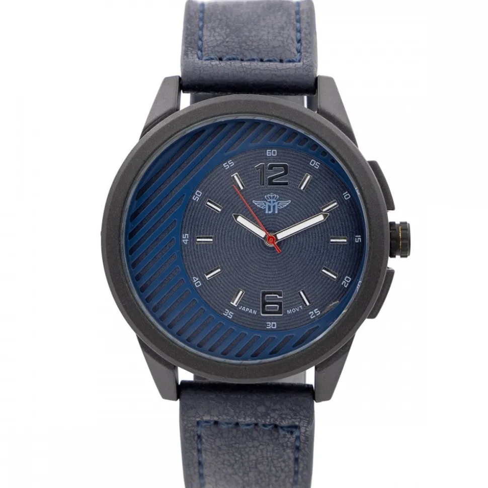 Montre Homme Bleu M. JOHN