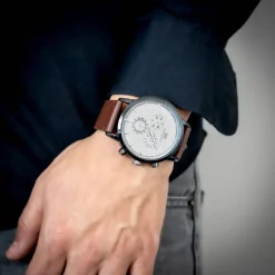 Montre Homme Couleur Chocolat Chrono GIORGIO