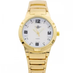 Montre Homme Métal Doré M. JOHN