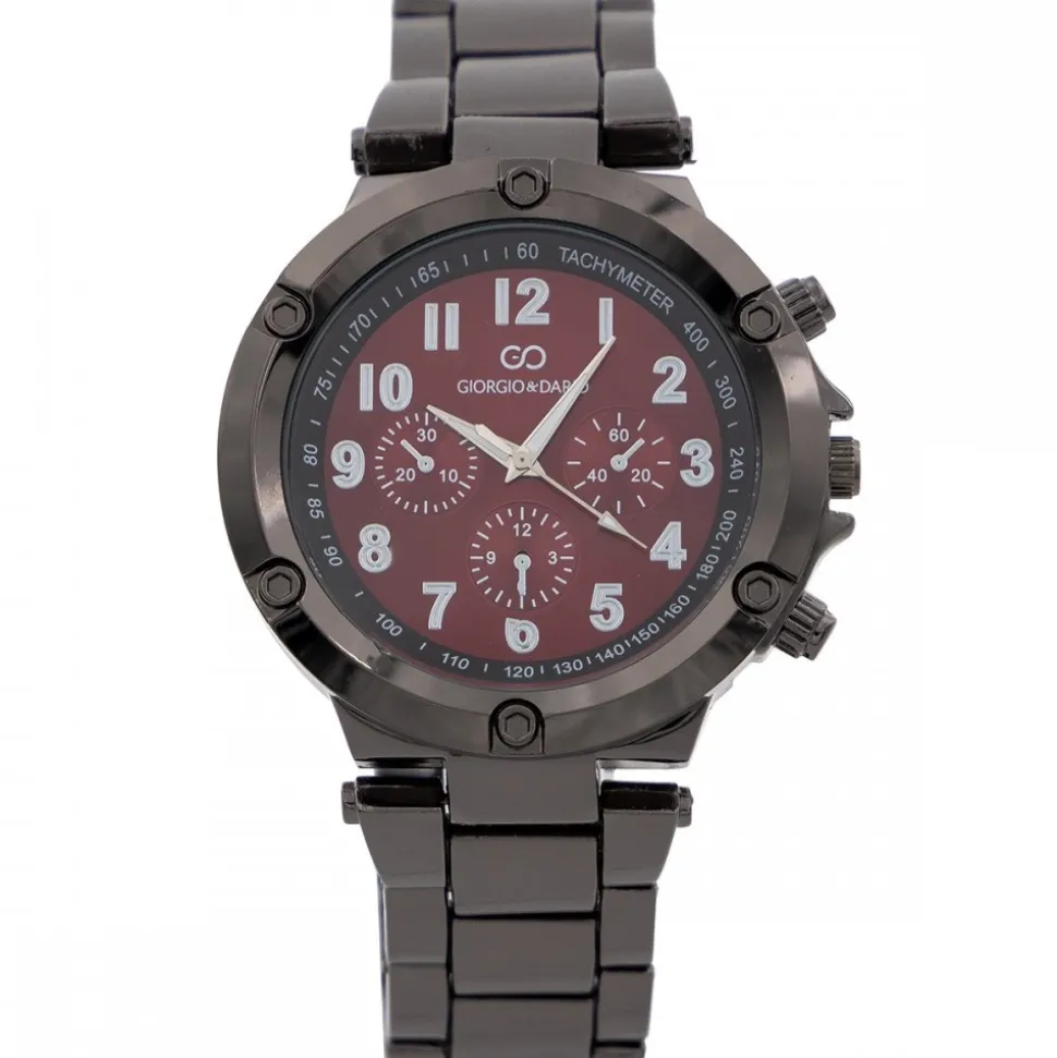Montre Homme Métal Noir GIORGIO