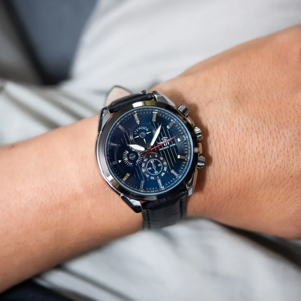 Montre Homme Noir M. JOHN