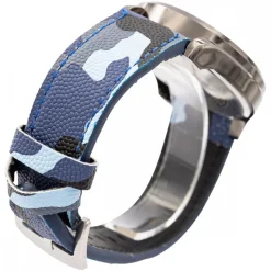 Montre Homme tendance Camouflage Bleu CHTIME