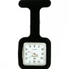 Montre Infirmière Aide-Soignante en Silicone Noir Carré