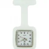 Montre Infirmière Blanche en Silicone Blanc Carré