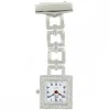 Montre Infirmière Métal Strass Carré KRAZY